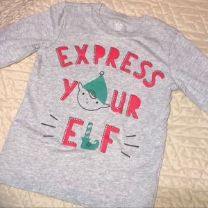 Just One You by Carter’s “Express Your Elf” Long Sleeve Kid’s Top